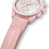 MoonSwatch Açık Pembe/Beyaz Kauçuk