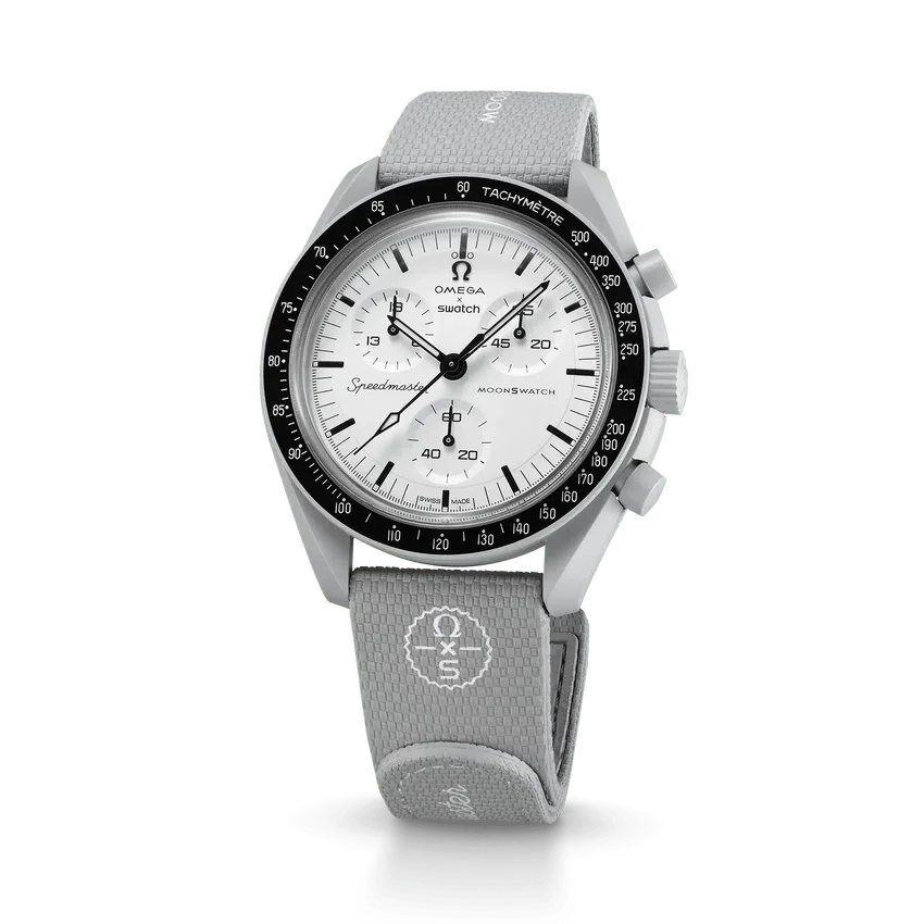 MoonSwatch Gri/Gri Kauçuk