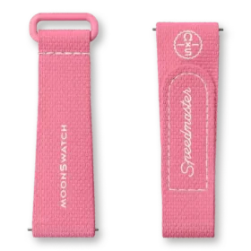 MoonSwatch Pembe/Pembe Kauçuk