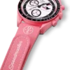MoonSwatch Pembe/Pembe Kauçuk
