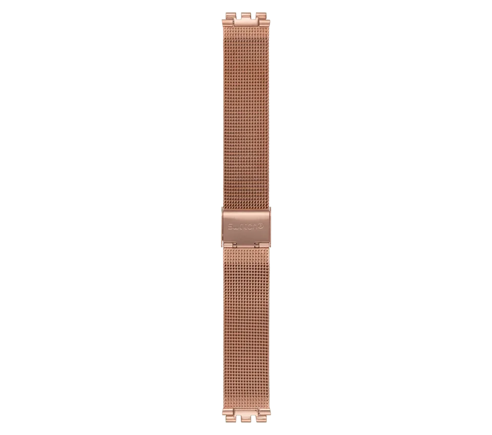 Skin Gül Altın PVD Paslanmaz Çelik Örgü Kayış