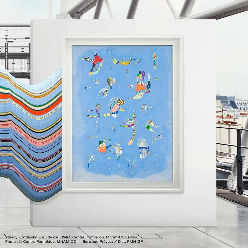 Vassily Kandinsky’nin “Mavi Gökyüzü” adlı eseri